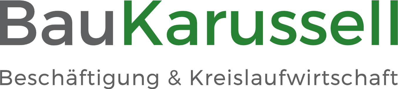Logo BauKarussell - Beschäftigung und Kreislaufwirtschaft