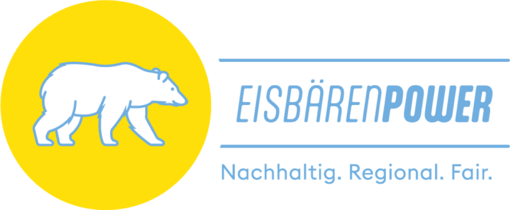 Logo Eisbären Power – Nachhaltig. Regional. Fair.